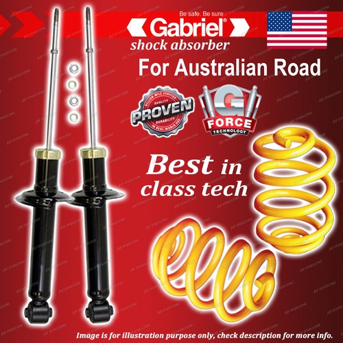 Rear Gabriel Ultra Shocks + Lowered King Coil Springs for Hyundai Sonata DF V6