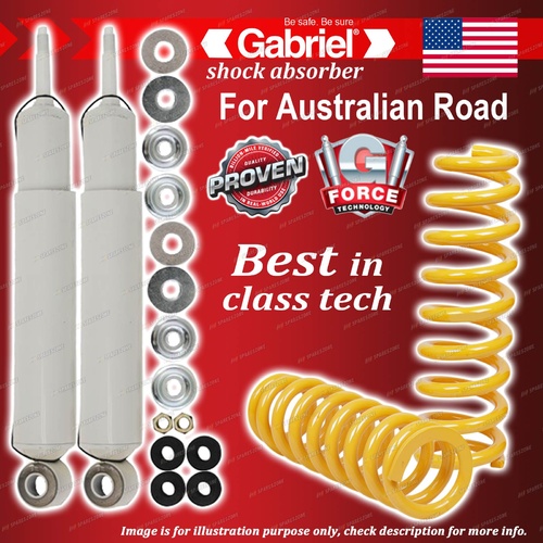 Rear Gabriel Ultra LT Shocks + King Springs for Land Rover Discovery Series 1 V8