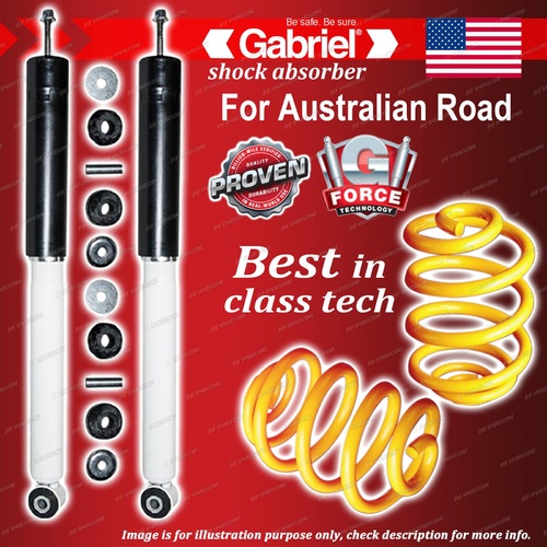Rear Gabriel Ultra LT Shocks + Lowered King Coil Springs for Mazda CX-7 ER Wagon