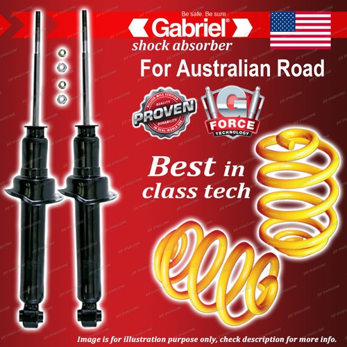 Front Gabriel Ultra Shocks + Lowered King Coil Springs for Mazda MX-5 NB 1.8L