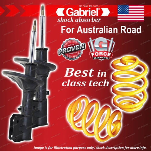Front Gabriel Ultra Shocks + Lowered King Springs for Mitsubishi Magna TR TS