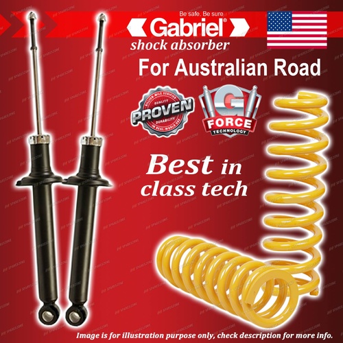 Rear Gabriel Ultra Shocks + King Coil Springs for Mitsubishi Verada KF KH Sedan