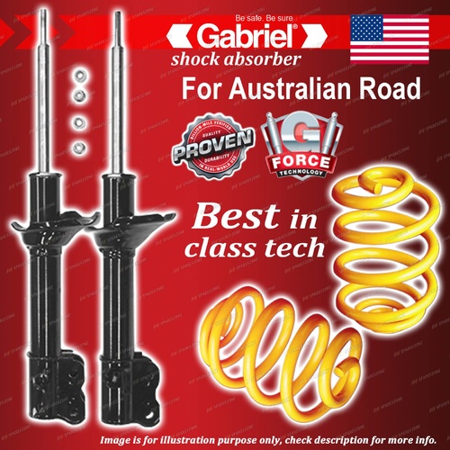 Rear Gabriel Ultra Shocks + Lowered King Springs for Nissan Bluebird U13 Sedan