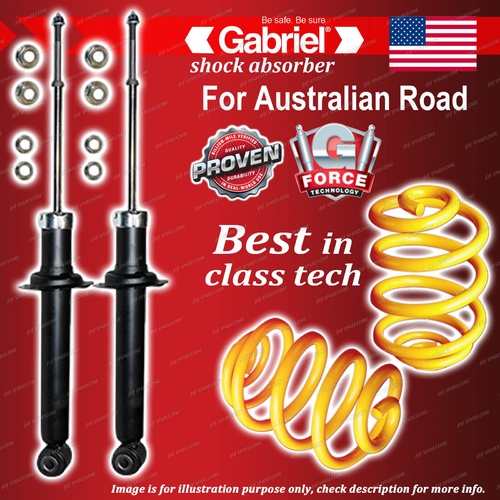 Rear Gabriel Ultra Shocks + Lowered King Coil Springs for Nissan Maxima A33