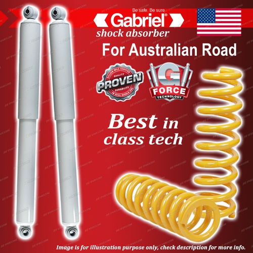 Rear Ultra LT Shocks + Raised King Coil Springs for Nissan Pathfinder R50 99-05