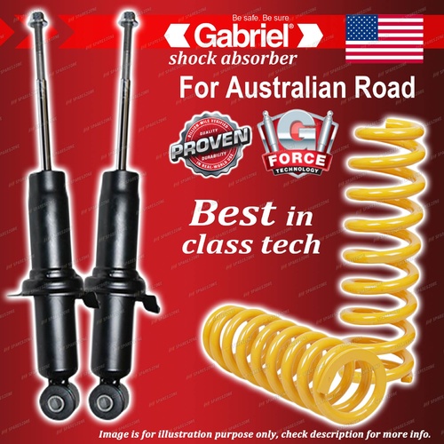 Front Gabriel Ultra Shocks + Raised King Springs for Nissan Pathfinder R51 05-13
