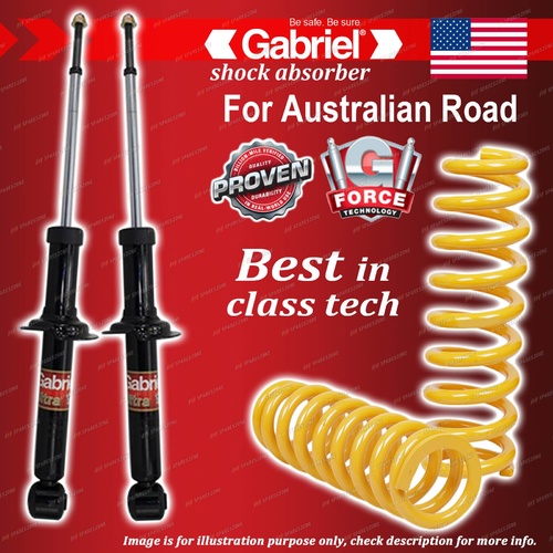 Rear Gabriel Ultra Shocks + STD King Coil Springs for Proton Persona Satria C90