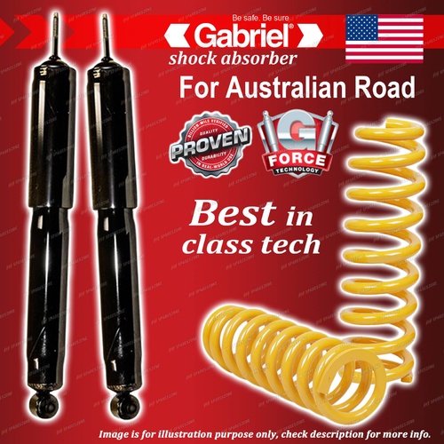 Rear Gabriel Ultra Shocks + Raised King Springs for Suzuki Grand Vitara 4WD SQ