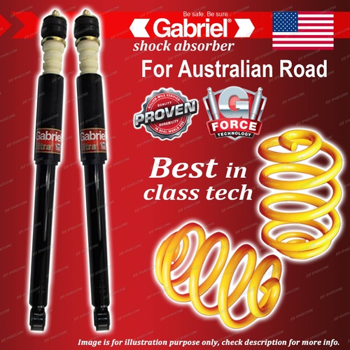 Rear Gabriel Ultra Shocks + Lowered King Springs for Suzuki Swift RS415 EZ ZC215