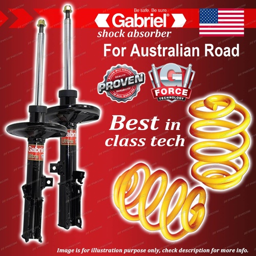 Rear Gabriel Ultra Shocks + Lowered King Coil Springs for Toyota Camry ACV MCV36