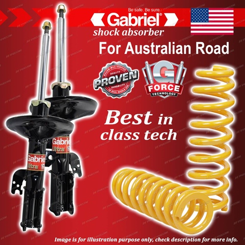 Front Gabriel Ultra Shocks + STD King Coil Springs for Toyota Camry V4 ACV36R