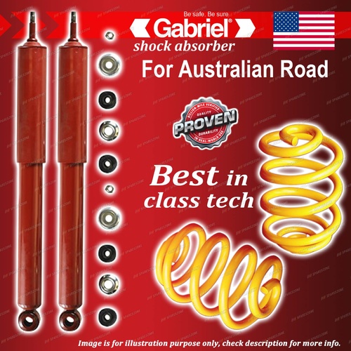 Rear Gabriel Guardian Shocks + Lowered King Coil Springs for Toyota Celica RA60