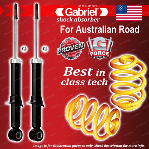 Rear Gabriel Ultra Shocks + Lowered King Coil Springs for Toyota Corolla ZZE122R
