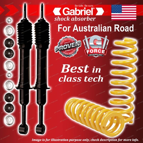 Front Gabriel Ultra Shocks + Raised King Springs for Toyota Fj Cruiser GSJ15R