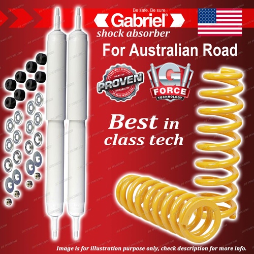 Front Ultra Shocks Raised Comfort King Springs for LandCruiser FZJ105 HZJ105