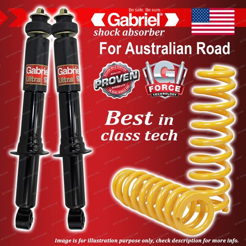 Front Shocks + Raised 50-100KG King Coil Springs for Toyota Prado RZJ VZJ KZJ 95