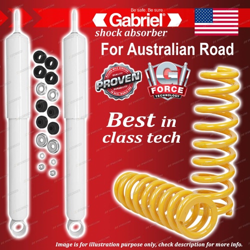 Rear Ultra LT Shocks 300-500KG King Coil Springs for Toyota Prado RZJ VZJ KZJ 95