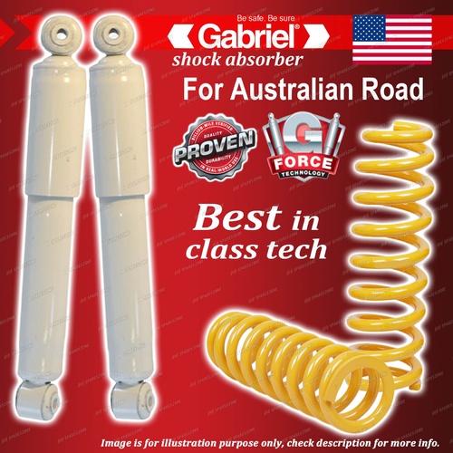 Rear Gabriel Ultra LT Shocks + Raised King Springs for Toyota RAV 4 ACA GSA 33