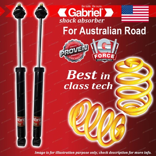 Rear Ultra Shocks Lowered King Springs for Toyota Yaris NCP90R NCP91R NCP93R