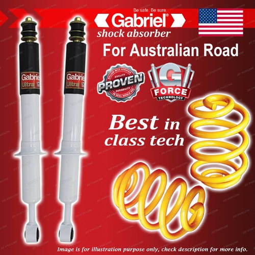 Front Gabriel Ultra Spring Seat Shocks Lowered King Coil for Toyota Hilux GUN126