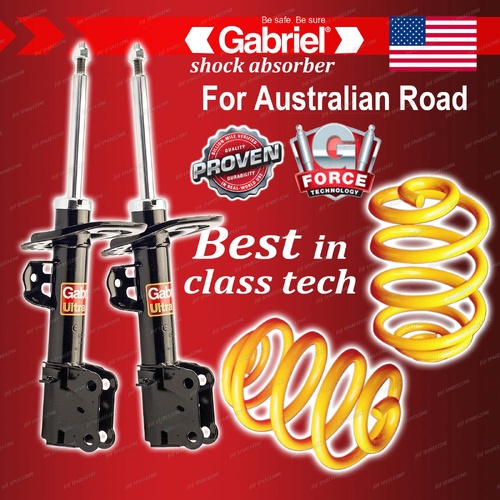 Front Gabriel Ultra Strut Shocks + Super Low King Coils for Ford Mustang FM FN