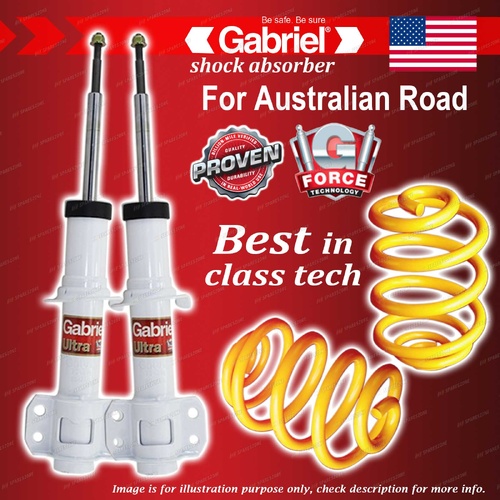 Front Gabriel Ultra Strut Shocks + Lowered King Coil for Ford Territory SZ AWD