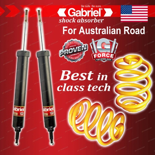Rear Gabriel Ultra Shock Absorbers + Lowered King Coils for BMW X1 E84 10-15