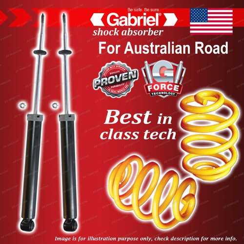 Rear Gabriel Ultra Shocks + Lowered King Coils for BMW 3 Series E36 316i 95-00