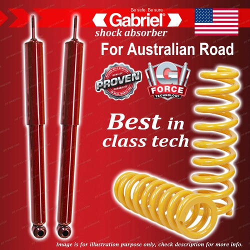 Rear Gabriel Guardian Shock STD King Coil for Holden H Series Monaro HQ HJ HX HZ