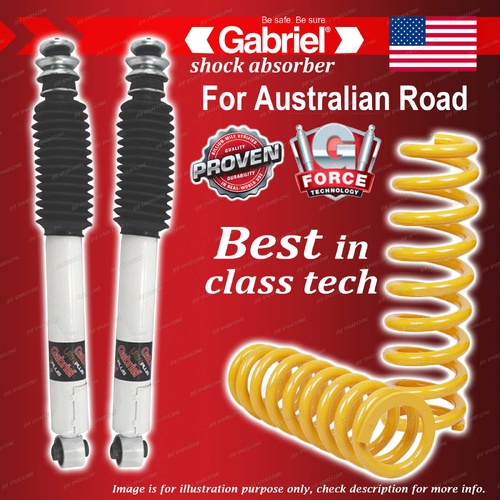 Rear Gabriel Ultra Plus Shocks + Raised King Coils for Nissan Patrol Y62 13-On