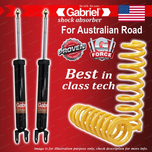 Rear Gabriel Ultra Spring Seat Shocks + STD King Coils for Hyundai i30 i30cw FD