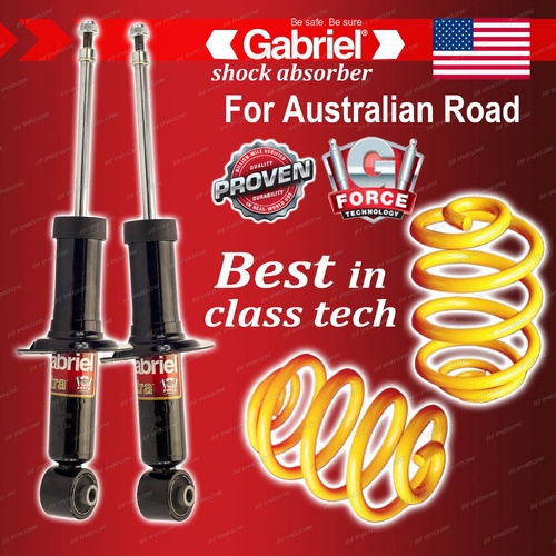 Rear Gabriel Ultra Spring Seat Shock + Super Low Coils for Subaru Impreza G3 GE7