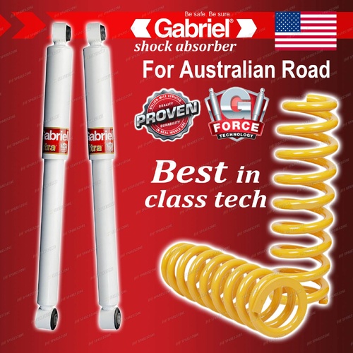 Rear Gabriel Ultra LT Shock Raised 100-300KG Coil for Mitsubishi Pajero Sport QE