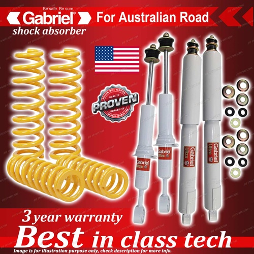 4 x STD Gabriel Shock + Coil Spring for Toyota LandCruiser UZJ200 VDJ200 07-9/15