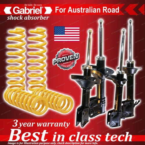 4 x STD Gabriel Shock + Coil Spring for Subaru Impreza incl WRX GG Hatch 02-8/07