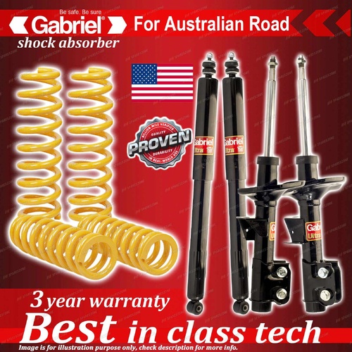 4 x STD Gabriel Shock + Coil Spring for Holden Commodore Sedan VS 6CYL 1995-1997