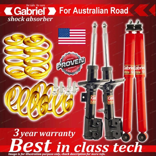 4 x Ultra Low Gabriel Shock + Coil Spring for Holden Commodore Wagon VZ 04-8/07