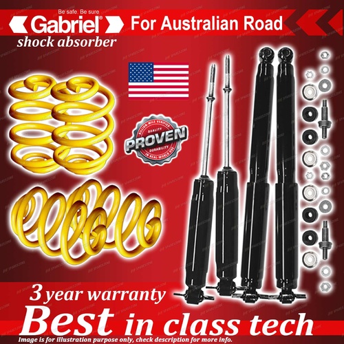 4 x Lowered Gabriel Shock + Coil Spring for Chevrolet BEL-Air Biscayne Impala