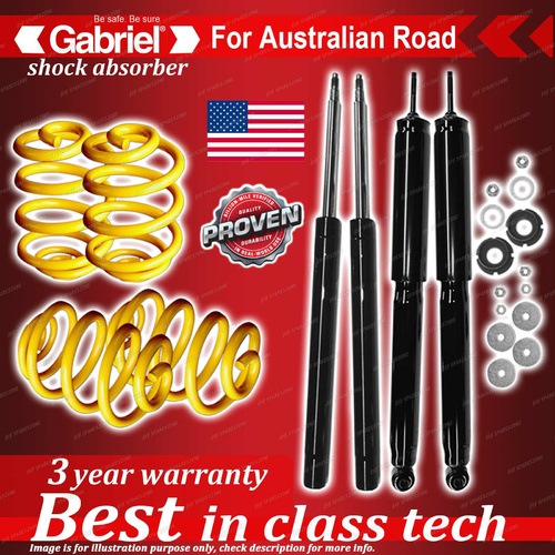 4 x Lowered Gabriel Shock + Coil Spring for BMW 3 Series E30 323 1983-1991