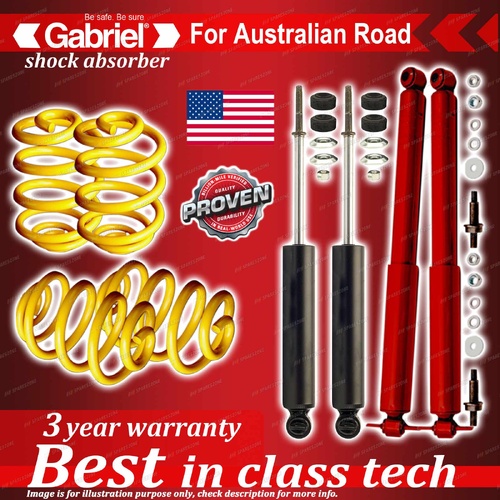 4 x Lowered Gabriel Shock + Coil Spring for Chevrolet BEL-Air All models 64-70