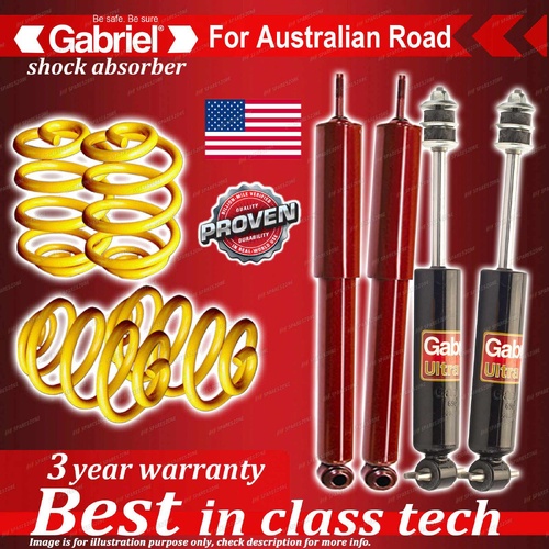 Front Rear Gabriel Shock Super Low Coil for Holden Statesman Caprice HQ HX HZ WB