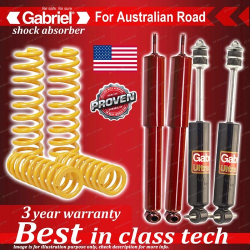Front Rear Gabriel Shocks STD King Coil for Holden Statesman Caprice HQ HX HZ WB