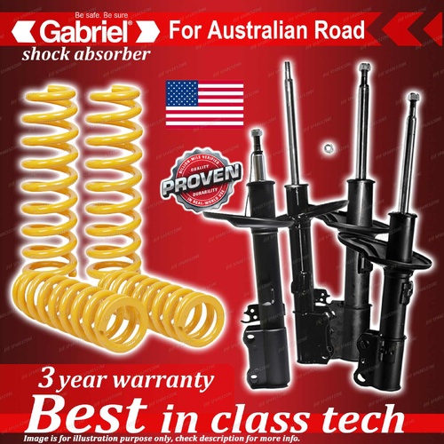 Front Rear Gabriel Shocks + STD King Coils for Toyota Camry Vienta MCV20R Wagon