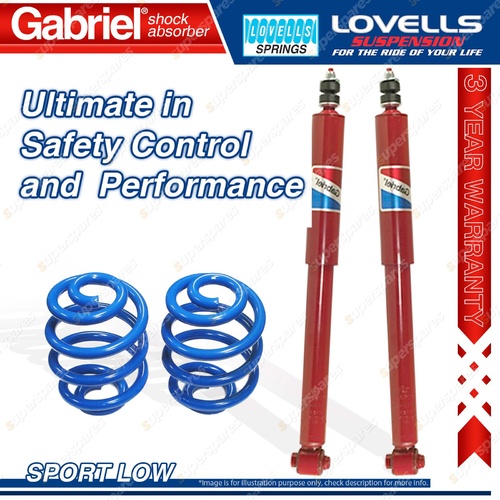 Rear Sport Low Gabriel Guardian Shocks Coil Spring for Holden Commodore VT VX VY