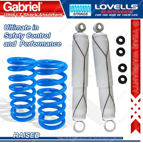 Rear Raised HD Gabriel Ultra Shocks Coil Springs for Holden Jackaroo UBS26 69 73