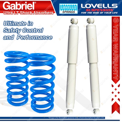 Rear Raised HD Gabriel Ultra LT Shocks + Coil Springs for Jeep Grand Cherokee WG