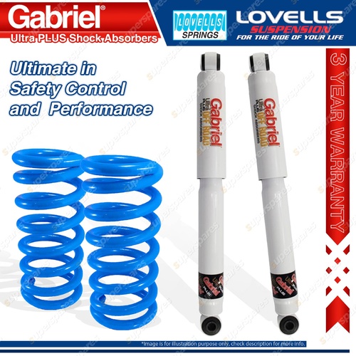 Rear Raised Gabriel Ultra PLUS Shock Coil Spring for Ford Maverick DA Linear