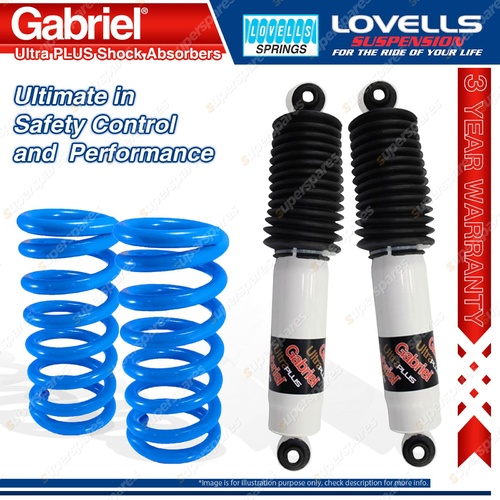 Rear Raised HD Gabriel Ultra PLUS Shock Lovells Spring for Nissan Pathfinder R51