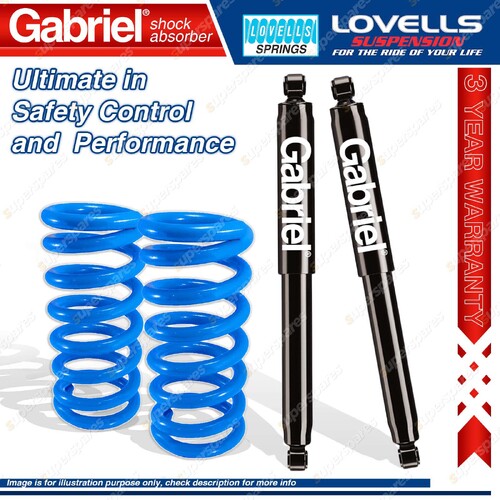 Rear HD STD Gabriel Ultra Shocks + Coil Springs for Holden Commodore VN VP Wagon