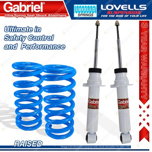 Front Raised Gabriel Ultra Shocks Coil Springs for Mitsubishi Pajero NP NS NT NW